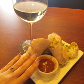 Q Salon & Spa - Can't go wrong with a glass of wine and spring rolls in between services And my nails! Love - Nail Salons Near Me - Anoka, Minnesota Q Salon & Spa - Can't go wrong with a glass of wine and spring rolls in between services And my nails! Love - Nail Salons Near Me - Anoka, Minnesota