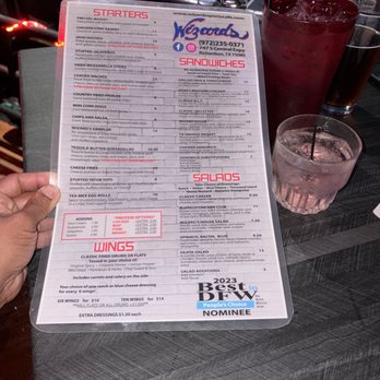 Wizard's Sports Cafe - Menu and drink - Cafes Near Me - Richardson, Texas Wizard's Sports Cafe - Menu and drink - Cafes Near Me - Richardson, Texas