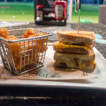 Topgolf - Brisket Grilled Cheese - Golf Near Me - Schaumburg, Illinois