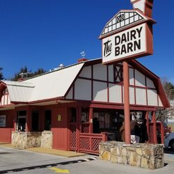 The Dairy Barn - Front exterior shot of The Dairy Barn.  Outdoor dining area on the opposite side.