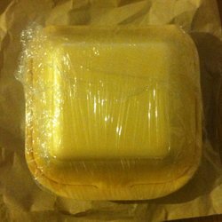 Jerk Chicken - I like the way how they wrap food containers up in clingfilm making traveling with them problem free.