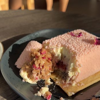 Simply Coffie - Lychee Rose Cake - Coffee & Tea Near Me - Houston, Texas Simply Coffie - Lychee Rose Cake - Coffee & Tea Near Me - Houston, Texas