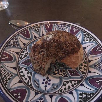 Byblos Miami - Pizzelle and baklava ice cream sandwich - this was AMAZING - Mediterranean Near Me - Miami Beach, Florida Byblos Miami - Pizzelle and baklava ice cream sandwich - this was AMAZING - Mediterranean Near Me - Miami Beach, Florida