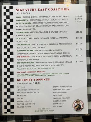 Menu photo 5 Weirdough’s Pizza Burbank, CA Menu photo 5 Weirdough’s Pizza Burbank, CA