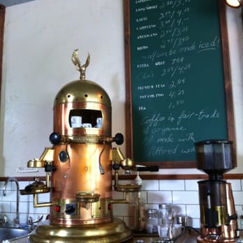 Finch's Market - Espresso Machine. Doesn't he look like an overly tanned R2D2! - Cafes Near Me - Vancouver, British Columbia Finch's Market - Espresso Machine. Doesn't he look like an overly tanned R2D2! - Cafes Near Me - Vancouver, British Columbia