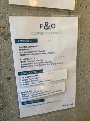 Menu photo 4 Fox & Oak Squamish, BC