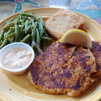 Graham's Landing - Delicious crabcake dinner - Seafood Near Me - Murrells Inlet, South Carolina Graham's Landing - Delicious crabcake dinner - Seafood Near Me - Murrells Inlet, South Carolina