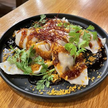 Beyond Sushi - Five Spice Chicken Dumplings - Vegan Near Me - New York, New York Beyond Sushi - Five Spice Chicken Dumplings - Vegan Near Me - New York, New York