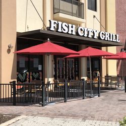 Fish City Grill - Several outside tables available.