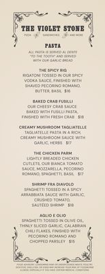 Menu photo 4 The Violet Stone St. Petersburg, FL