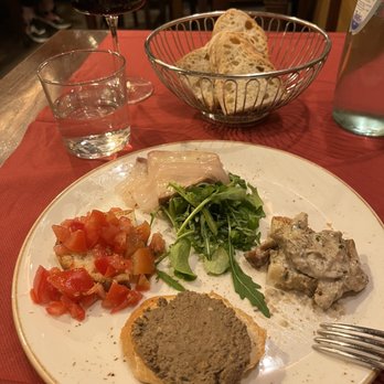 La Spada - Crostini mixed plate so delicious - Italian Near Me - Florence, FI