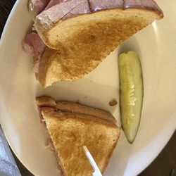 Tait's Bill of Fare - Grilled ham and cheese