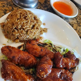 Dragon Gate - Honey chicken and fried rice - Chinese Near Me - Parma Heights, Ohio