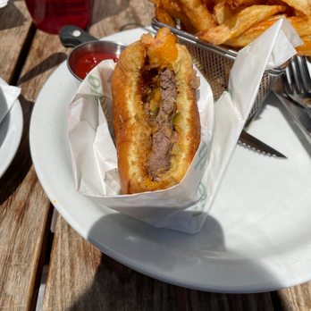 Olive & Thyme - A very unempressive $14 burger. - Sandwiches Near Me - Toluca Lake, California Olive & Thyme - A very unempressive $14 burger. - Sandwiches Near Me - Toluca Lake, California