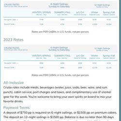 Island Windjammers - Island Windjammers -- 2022-23 rates