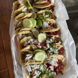 Fajita and Pastor Tacos Fajita and Pastor Tacos