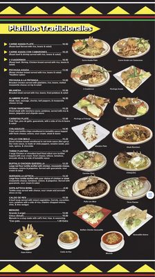 Menu photo 2 Fritangas Mexican Restaurant Silverthorne, CO