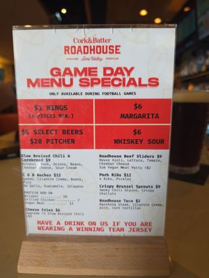 Menu photo 1 Cork & Batter Roadhouse Simi Valley, CA Menu photo 1 Cork & Batter Roadhouse Simi Valley, CA