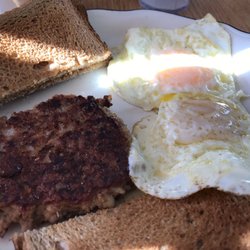 US 20 Diner - Eggs and tasty sausage.