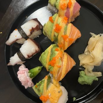 Takara Sushi Grill & Bar - Octopus sushi and Rainbow Roll - Sushi Bars Near Me - Lutz, Florida Takara Sushi Grill & Bar - Octopus sushi and Rainbow Roll - Sushi Bars Near Me - Lutz, Florida