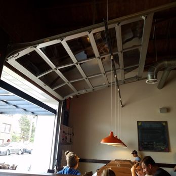 Slappy Cakes - Garage door window - Breakfast & Brunch Near Me - Portland, Oregon