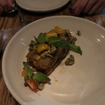 Rich Table - Ratatouille Lasagna - New American Near Me - San Francisco, California Rich Table - Ratatouille Lasagna - New American Near Me - San Francisco, California