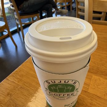 Suju's Coffee & Tea - Medium Lavender oat milk latte. SO GOOD - Coffee & Tea Near Me - Fremont, California Suju's Coffee & Tea - Medium Lavender oat milk latte. SO GOOD - Coffee & Tea Near Me - Fremont, California