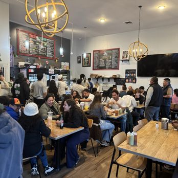 Tacos El Patron - Inside - packed Sunday night - Tacos Near Me - San Francisco, California