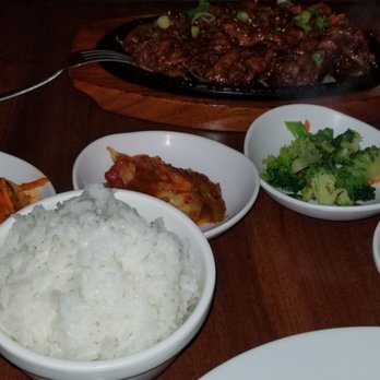 Hotstone Authentic Korean Cuisine - Banchan and pork bulgogi - Korean Near Me - Olympia, Washington Hotstone Authentic Korean Cuisine - Banchan and pork bulgogi - Korean Near Me - Olympia, Washington