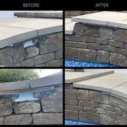 Mt. Hope Masonry - Pool wall repair