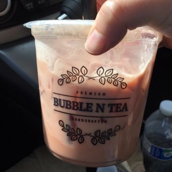 Bubble N Tea - Strawberry rose black milk tea! Yummy! - Coffee & Tea Near Me - Beaverton, Oregon