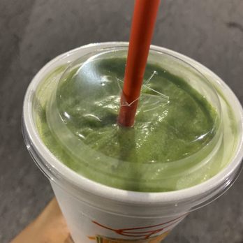 Tropical Smoothie Cafe - Peanut paradise with whey and spinach kale addins - Juice Bars & Smoothies Near Me - Virginia Beach, Virginia