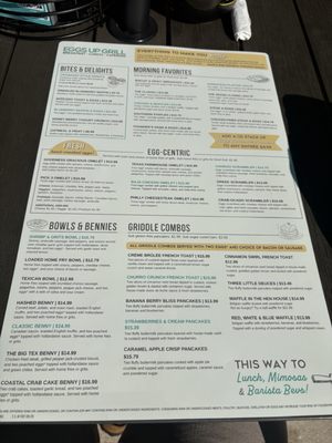 Menu photo 2 Eggs Up Grill Orlando, FL
