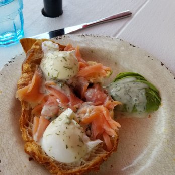 La Grignote - Salmon on croissant - Bakeries Near Me - Key West, Florida