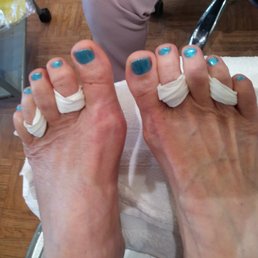 Just finished. Beautiful pedicure. Just finished. Beautiful pedicure.