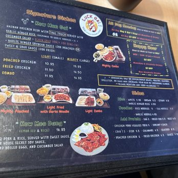 Luck Gai Cafe - Page 1 of menu as of 6/1/2025 - Chicken Shop Near Me - Anaheim, California