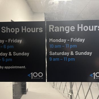 Breaking 100 - Hours of Operation - Golf Equipment Near Me - El Paso, Texas