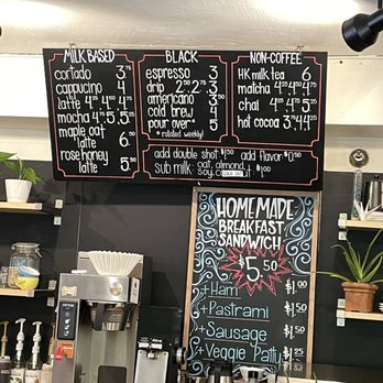 In Joy Coffee - menu as of April 2022 - Coffee & Tea Near Me - Portland, Oregon In Joy Coffee - menu as of April 2022 - Coffee & Tea Near Me - Portland, Oregon