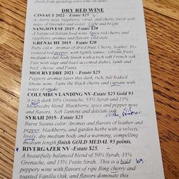 Wine list. Not cheap wines but excellent bang for buck Wine list. Not cheap wines but excellent bang for buck