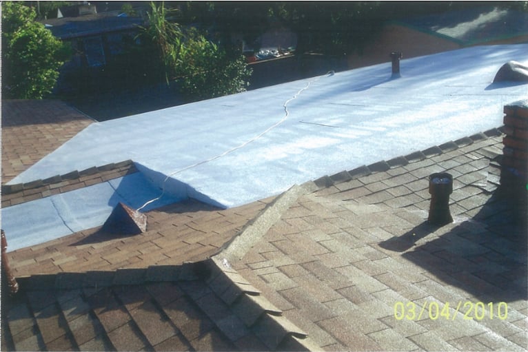 Slide of C B E Roofing