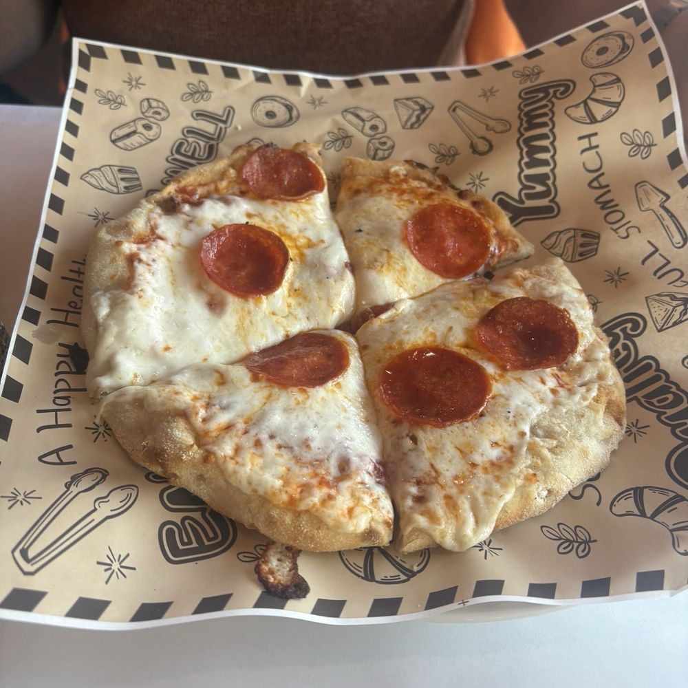 The Farm 2 Fork - Hand made personal pizza. Next time ask for more pepperoni - Coffee & Tea Near Me - Banning, California The Farm 2 Fork - Hand made personal pizza. Next time ask for more pepperoni - Coffee & Tea Near Me - Banning, California