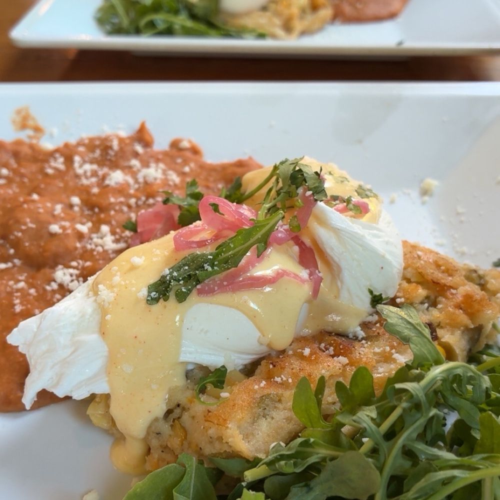 The Monica - Tamale Eggs Benedict! - Breakfast & Brunch Near Me - Tucson, Arizona