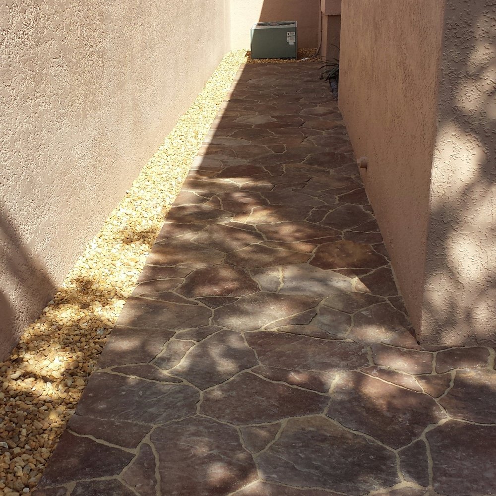 Big Pavers - Our new walkway. - Masonry/Concrete Near Me - Orlando, Florida