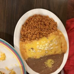 El Charro Restaurant - Cheese Taco dinner