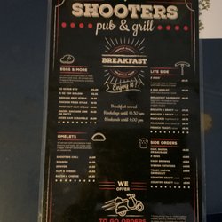 Menu breakfast