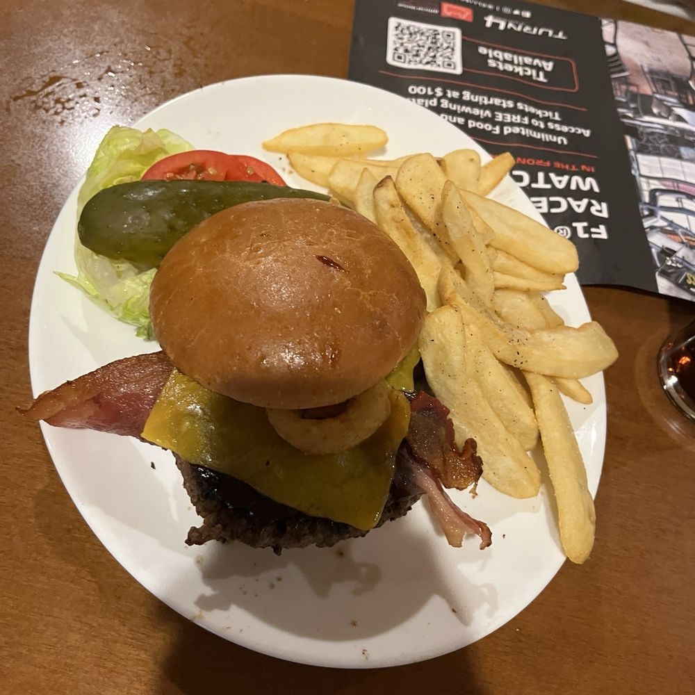 Village Pub and Cafe - Lumberjack burger, and steak fries - American Near Me - Las Vegas, Nevada Village Pub and Cafe - Lumberjack burger, and steak fries - American Near Me - Las Vegas, Nevada