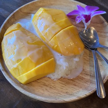 NUA Thai - Mango Sticky Rice - Thai Near Me - Houston, Texas NUA Thai - Mango Sticky Rice - Thai Near Me - Houston, Texas