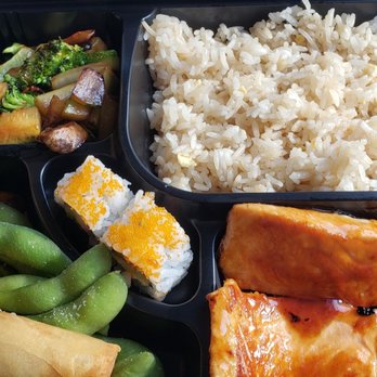 Otoro Hibachi - Salmon bento box - Japanese Near Me - Hoover, Alabama