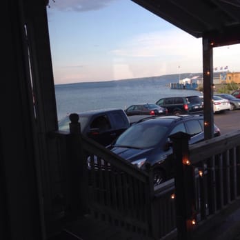 Mackinac Grille - View from my table. - Seafood Near Me - Saint Ignace, Michigan Mackinac Grille - View from my table. - Seafood Near Me - Saint Ignace, Michigan