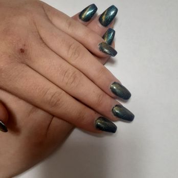 Medford Nails - This is a full set of duo chrome nails. Looks fantastic! - Nail Salons Near Me - Medford, Oregon Medford Nails - This is a full set of duo chrome nails. Looks fantastic! - Nail Salons Near Me - Medford, Oregon